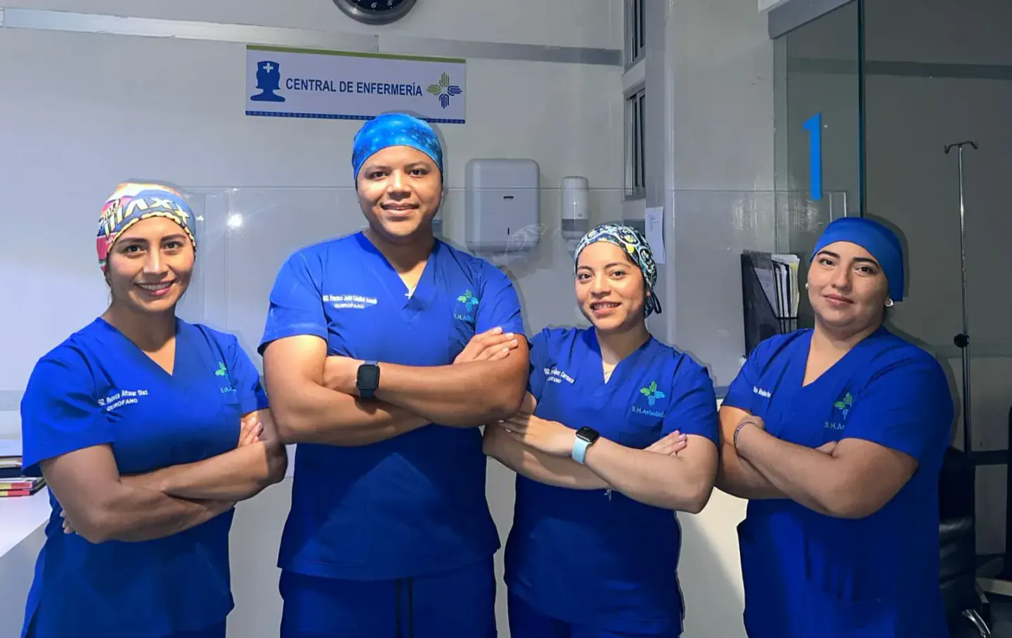 Equipo médico y de enfermería de SH Arboledas